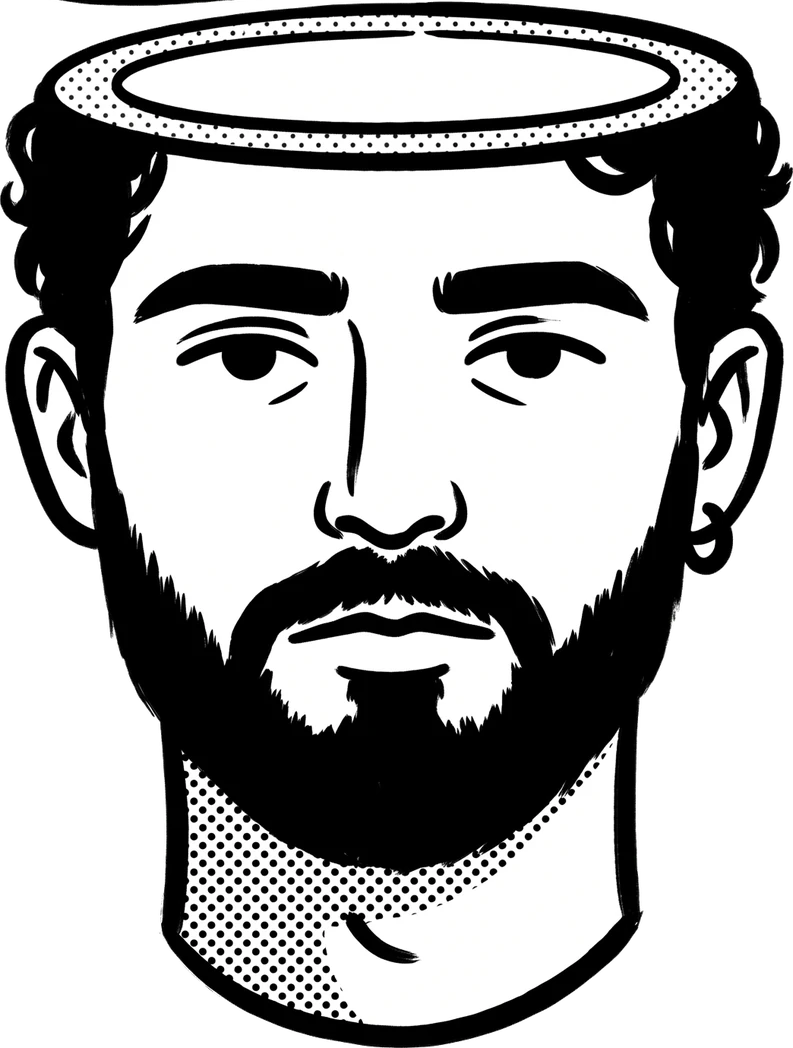 Illustration of Michael Jacques